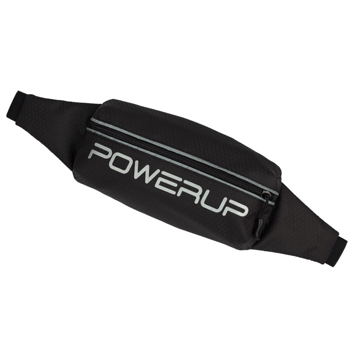 Подсумок для бегуна POWERUP (SA-SO1) Объемная c лого (черный)