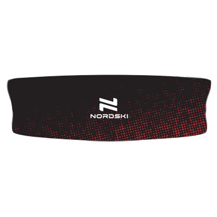 Повязка NORDSKI Pro (черный/красный)