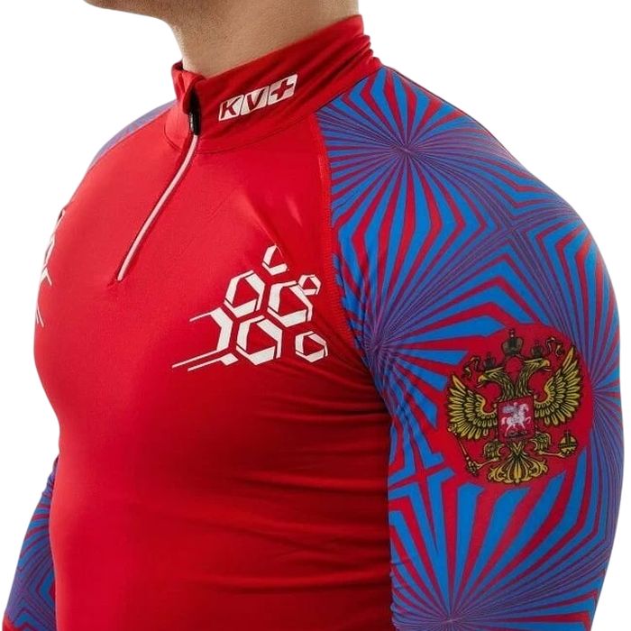 Комбинезон раздельный KV+ Lahti Two Pieces Suit (Lycra) (голубой/красный)