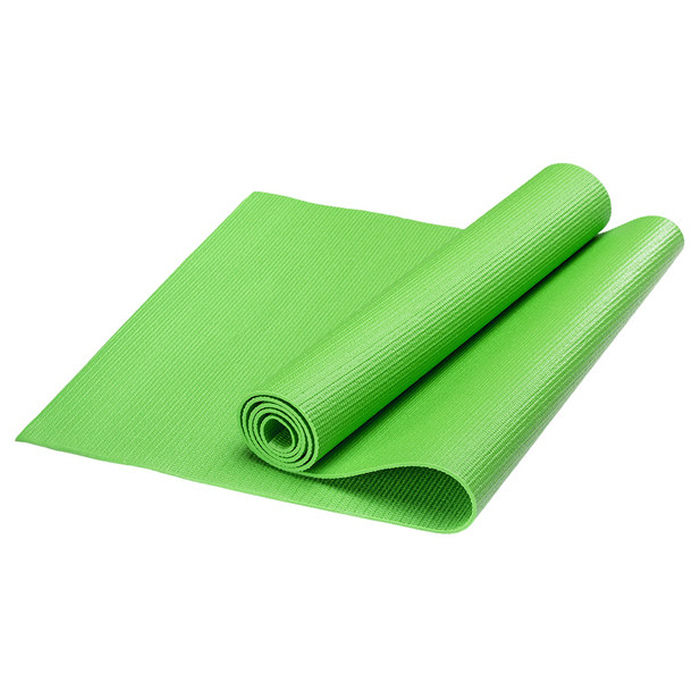Коврик для йоги SPORTEX (PVC 173x61x0,5 см) (зеленый)