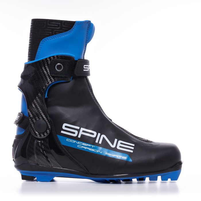 Лыжные ботинки SPINE NNN Concept Carbon Skate (298-22) (черный/синий)