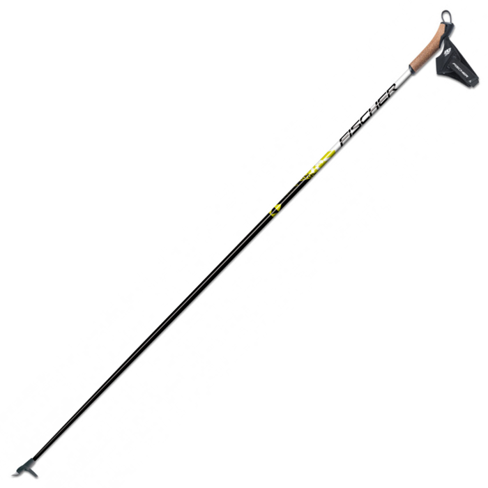 Лыжные палки FISCHER (Z41519) RC3 Carbon (Карбон 50%+Стекло 50%) (черный/белый)