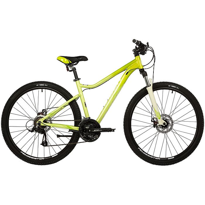 Велосипед STINGER Laguna Evo SE 27.5", Al, M-Disk Brake, 21-Speed (зеленый) (2022)