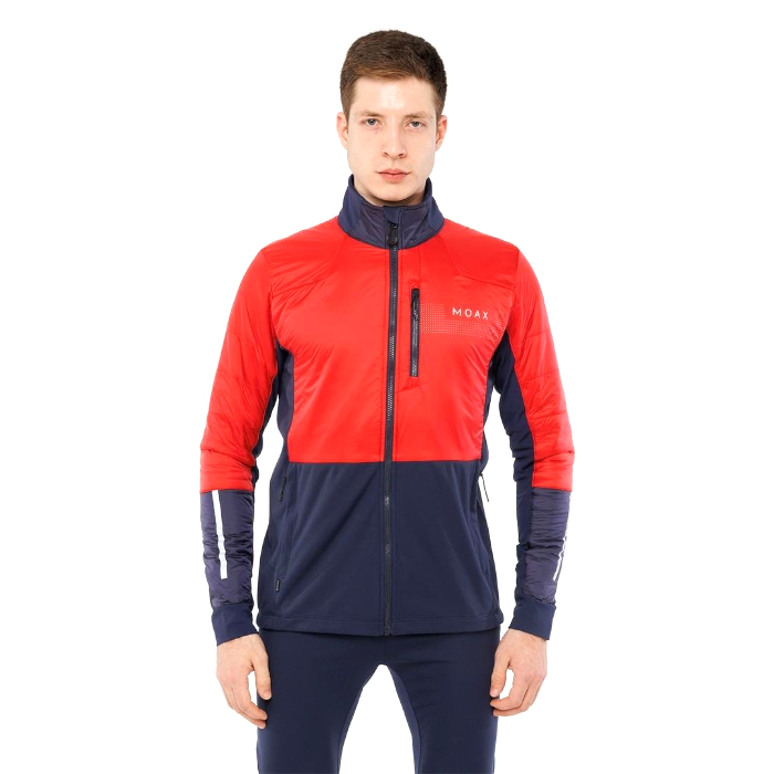 Куртка разминочная MOAX Tauri PRO Hybrid (красный/синий)