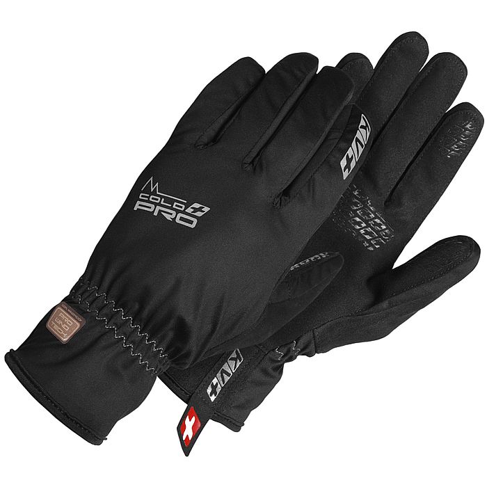 Перчатки лыжные KV+ Cold Pro (черный)
