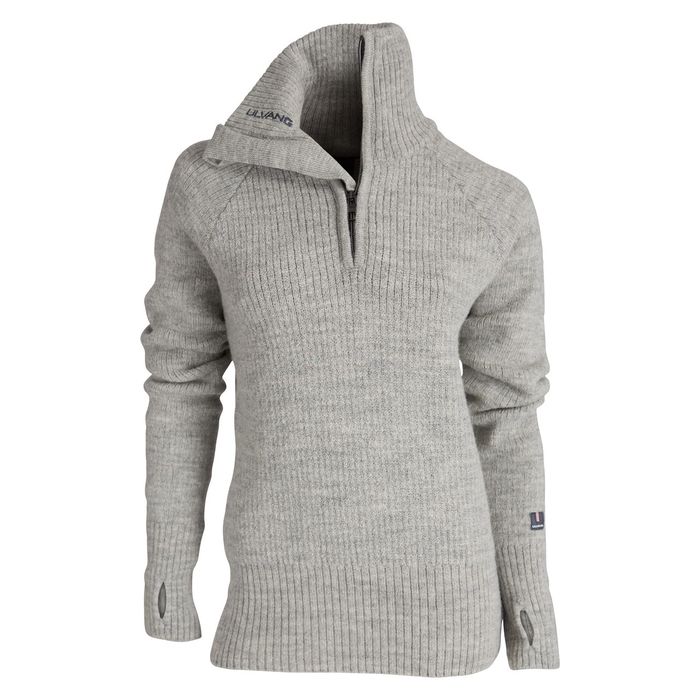 Свитер женский ULVANG Vegard Half Zip Ws (серый)