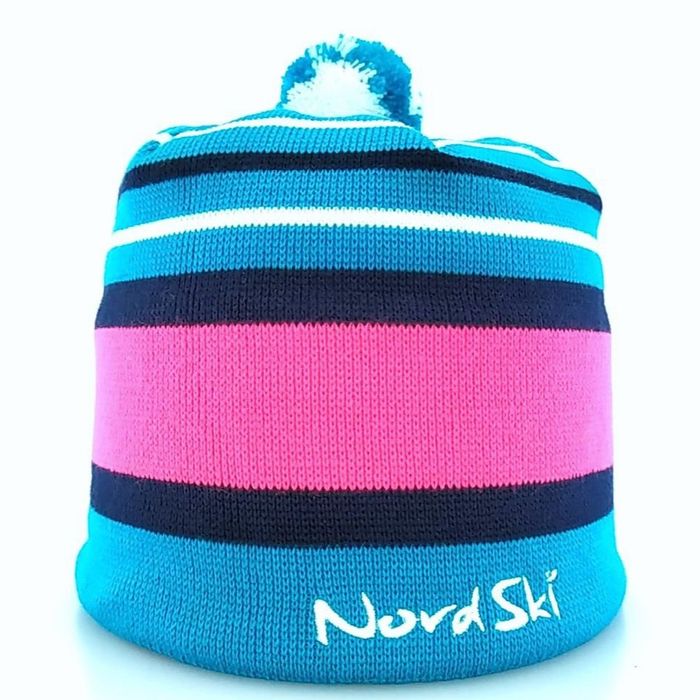 Шапка вязаная NORDSKI Bright (голубой)