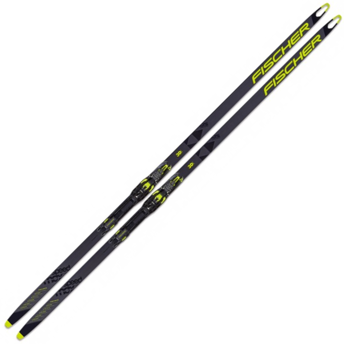 Лыжи беговые FISCHER Speedmax 3D SK Plus C-Special Stiff Hole IFP (черный/желтый)