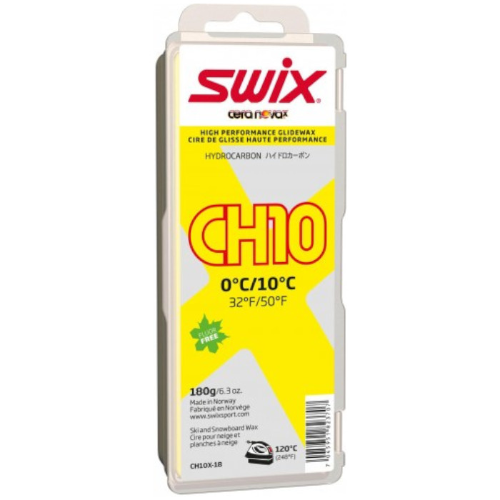 Парафин углеводородный SWIX CH10X Yellow (0°С +10°С) 180 г.