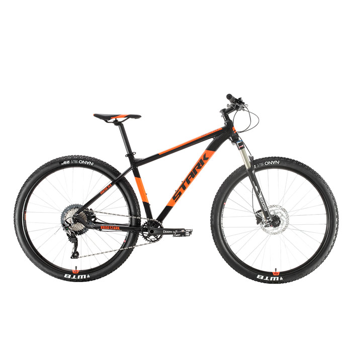 Велосипед STARK Krafter 29.8 HD SLX (черный/оранжевый) (2020)