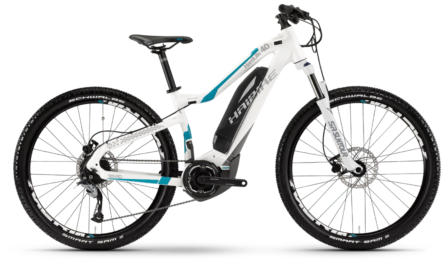 Электровелосипед HAIBIKE Sduro HardLife 4.0 400 Wh. (белый) (2017)