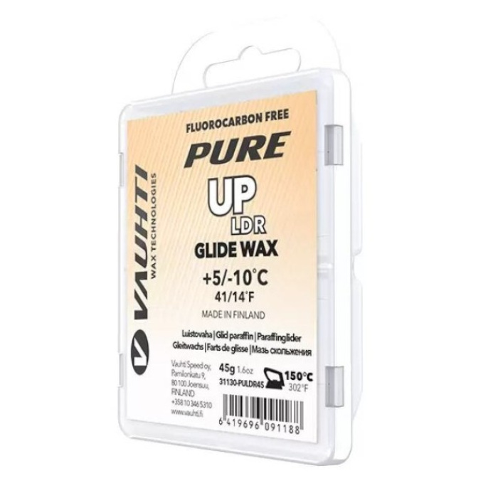 Мазь скольжения, твердая VAUHTI PURE Up LDR (+5 С -10°С) 45 г