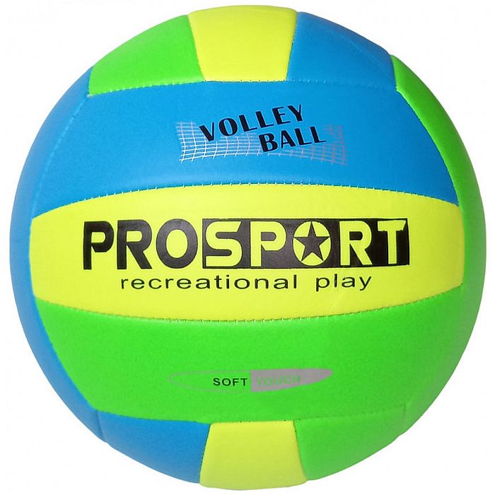 Мяч волейбольный SPORTEX (PU 2.7, 235 гр., маш. сш.) (зеленый/желтый)