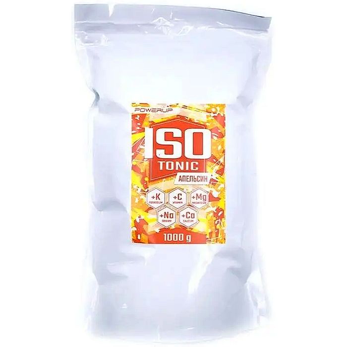 Изотоник POWERUP ISOtonic (сухой концентрат) (Апельсин) 1000 гр.