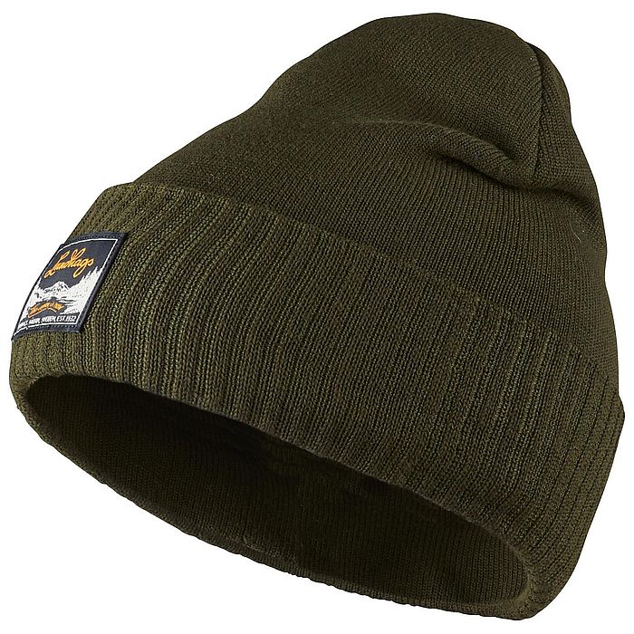 Шапка LUNDHAGS Knak Beanie (темно-зеленый)