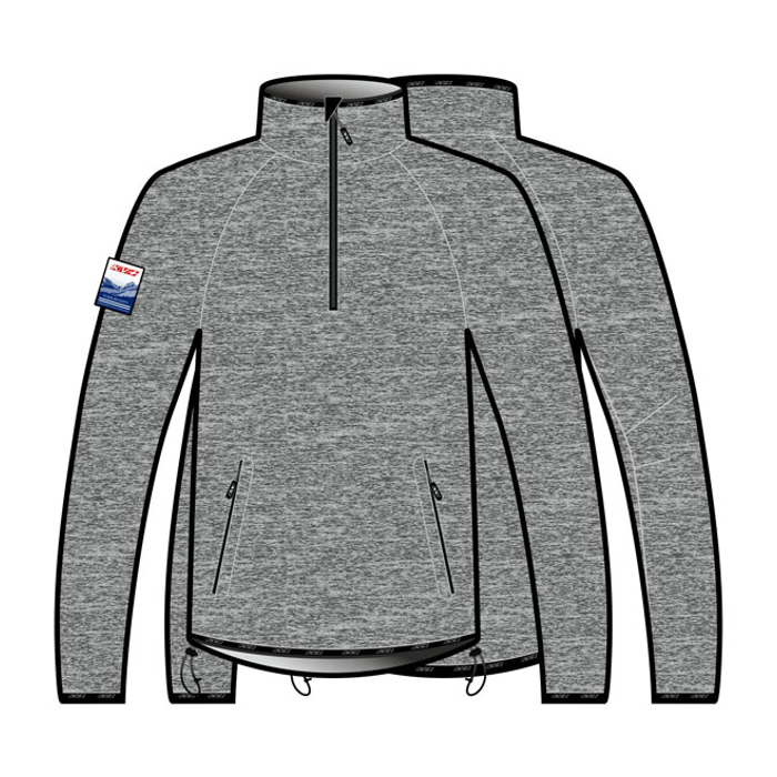 Свитер KV+ Jersey Foca man with hood (серый/синий)