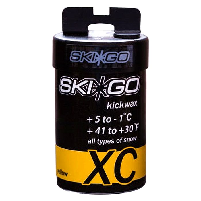 Мазь держания, твердая SKIGO XC Kickwax Yellow (-1°С +5°С) 45 г.