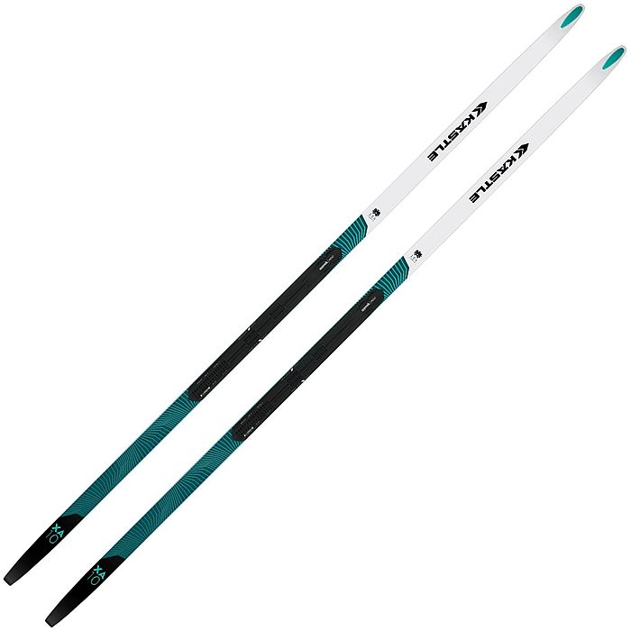Лыжи беговые KASTLE XA10 Skate Plus (Medium) (черный/бирюзовый)