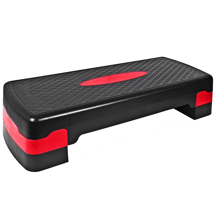 Степ - платформа SPORTEX HKST105-BB, 2 уровня (красный)