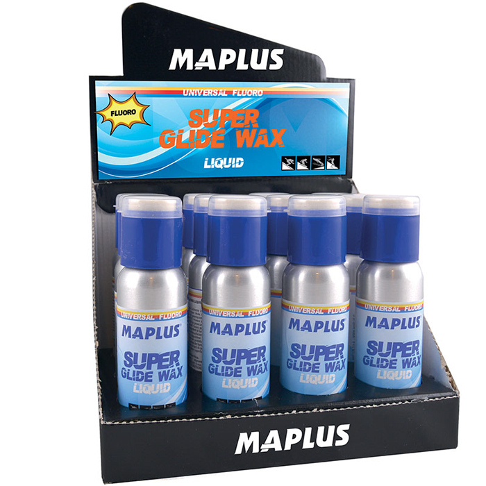 Набор мазей скольжения MAPLUS Universal Fluoro - LIQUID (-15°С 0°С) 75 ml.