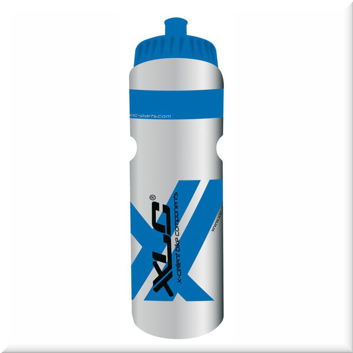 Фляги и держатели XLC Water bottle 750ml, transparent/blue/black WB-K02