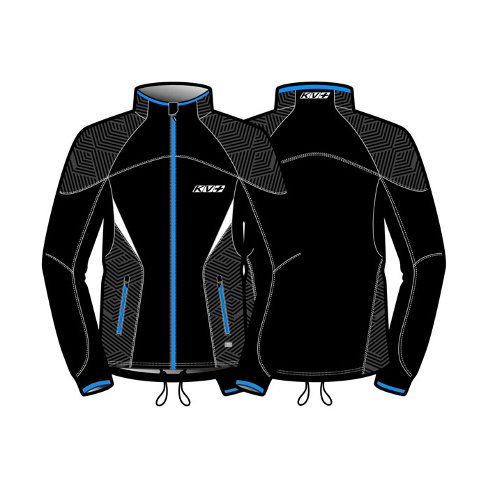 Куртка разминочная KV+ Lahti Jacket Unisex (черный)