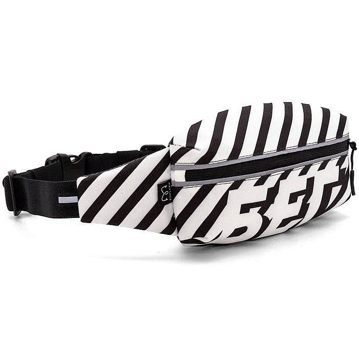 Сумка поясная ENKLEPP (SR0001WB-703) Marathon Waist Bag (черный/белый)