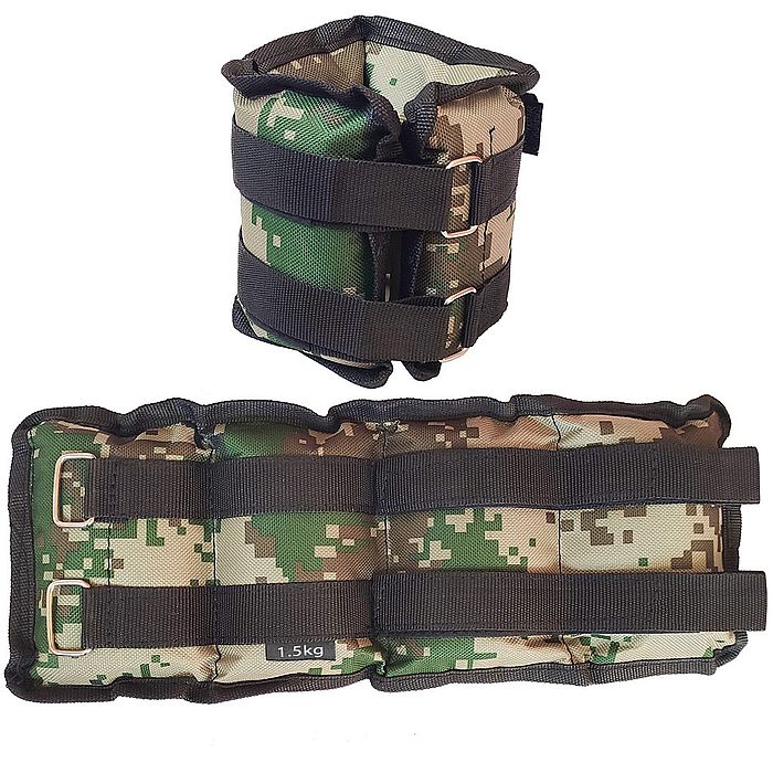 Утяжелитель SPORTEX D34454 (2х1,5 кг./нейлон) 3 кг. (камуфляж)