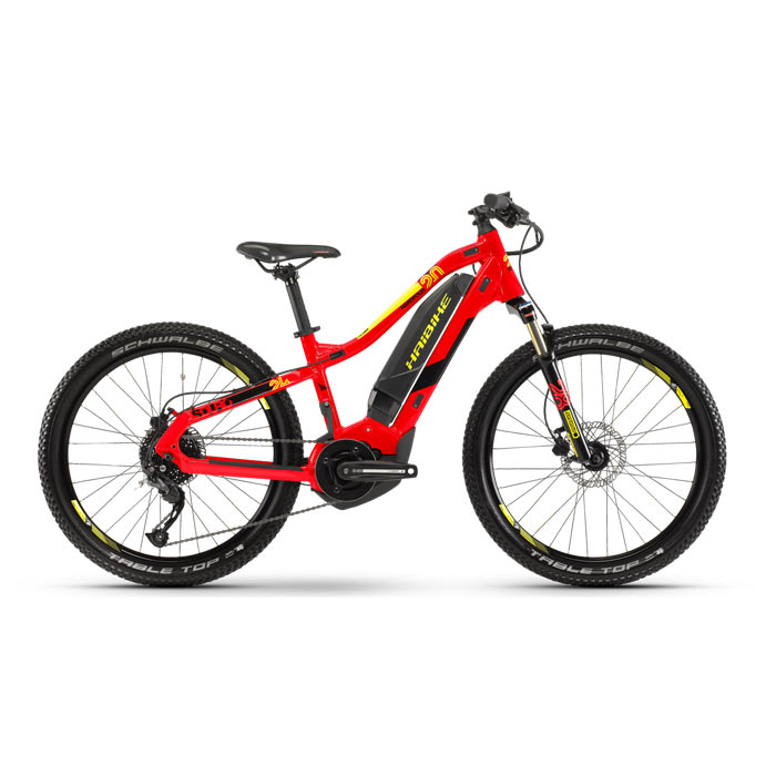 Электровелосипед HAIBIKE Sduro HardFour 2.0 400 Wh. (красный) (2019)