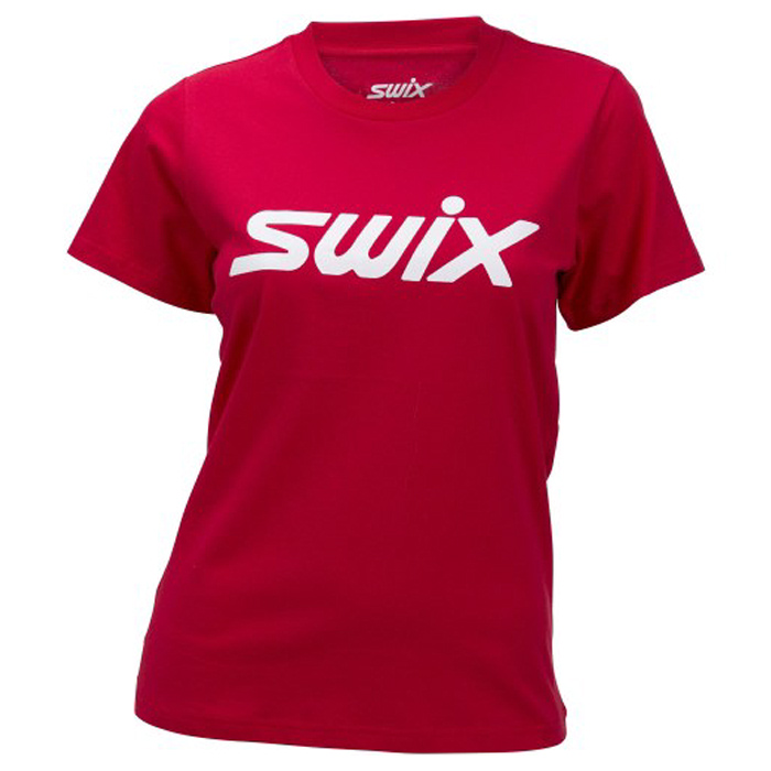 Футболка женская SWIX Swix big logo (красный)