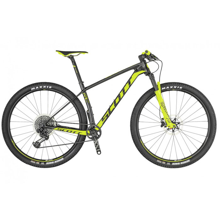 Велосипед SCOTT RC 900 World Cup (черно/желтый) (2019)